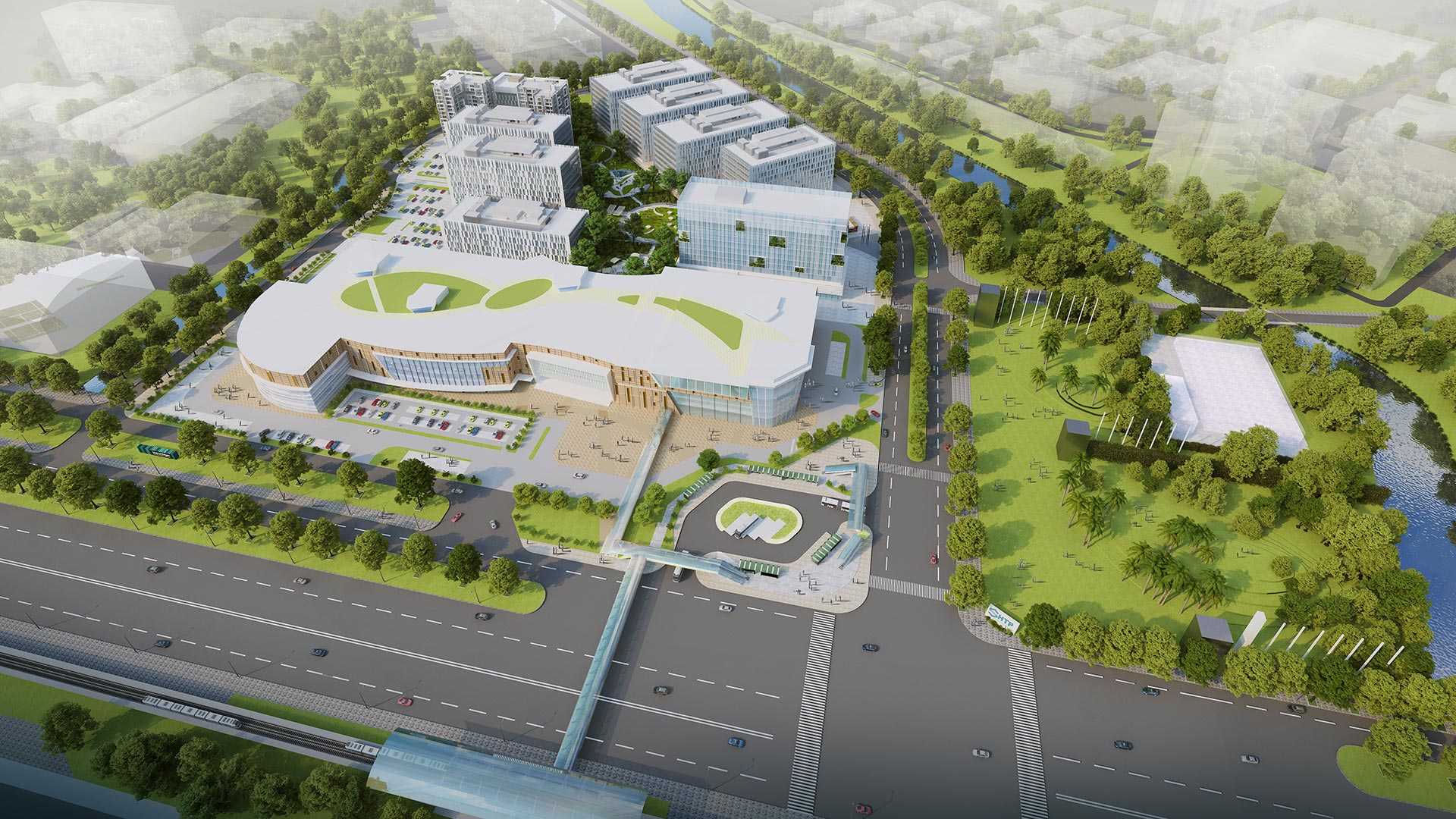 tòa nhà văn phòng xanh Onehub Sài Gòn